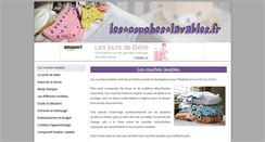 Desktop Screenshot of les-couches-lavables.fr